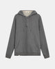 AKTONI BASIC HOODIE SWEAT - Medium Grey mel
