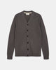 AKSVEND LAMBSWOOL CARDIGAN - Granite Gray