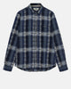 AKLEIF INDIGO CHECK SHIRT - Sky Captain