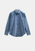 AKLEIF SOLID CORD SHIRT - Copen Blue