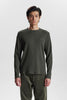 AKKIKKI L/S WAFFLE TEE - Forest night
