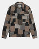 AKOSCAR PATCHWORK OVERSHIRT - Incense