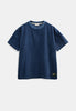 AKVILLADS CORDUROY S/S TEE - Copen Blue