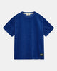 AKVILLADS CORDUROY S/S TEE - Nautical Blue