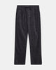 AKJAN CORD PLEAT PANTS - Indian Teal