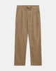 AKJAN CORD PLEAT PANTS - Feather Gray