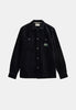 AKTHEO CORD L/S OVERSHIRT - Caviar