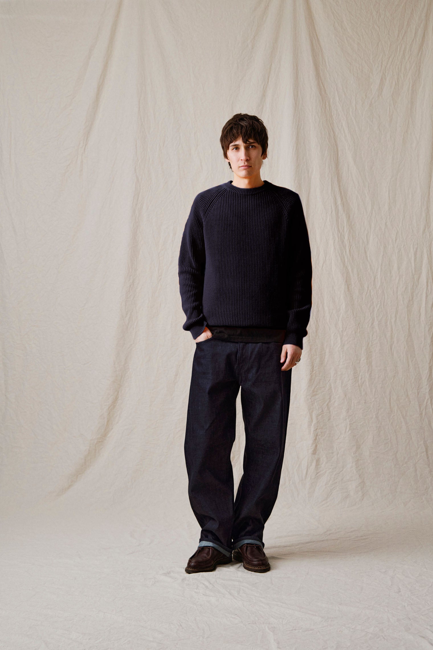 AKSUNE PATENT KNIT - Sky Captain
