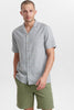 AKLEO FIL A FIL LINEN SHIRT - Olivine