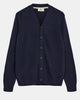 AKSVEND LAMBSWOOL CARDIGAN - Dark Navy