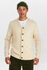 AKSVEND LAMBSWOOL CARDIGAN - Tofu