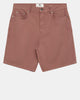 AKJANIC GARMENT DYED SHORTS - Cognac